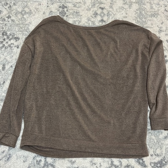 easel brown sweatshirt pullover with pockets - Picture 3 of 6